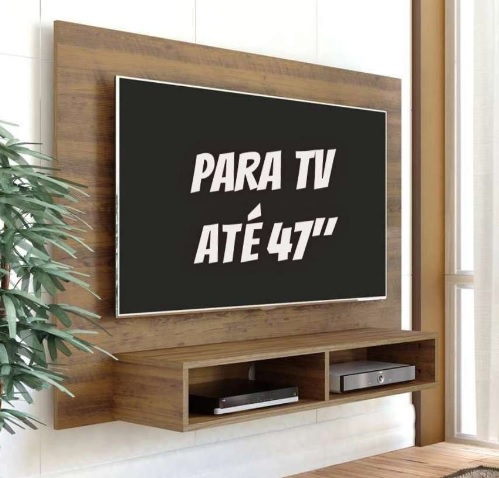 Painel com suporte para Tv até 47″ FLASH cor Pinho – Artely