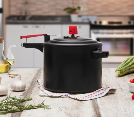Panela de Pressão Eirilar Antiaderente 4,5L – Preto 1227