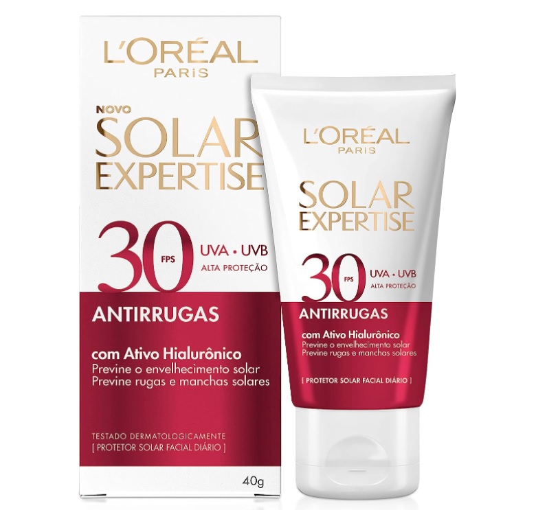 Protetor Solar Facial L’Oréal Paris Solar Expertise Antirrugas Fps 30 40G