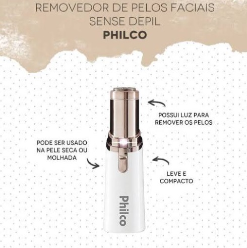REMOVEDOR DE PELOS FACIAIS SENSE DEPIL PAP07