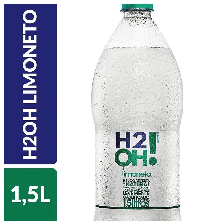 Refrigerante H2OH Limoneto, Garrafa Pet, H2Oh, 1.5L