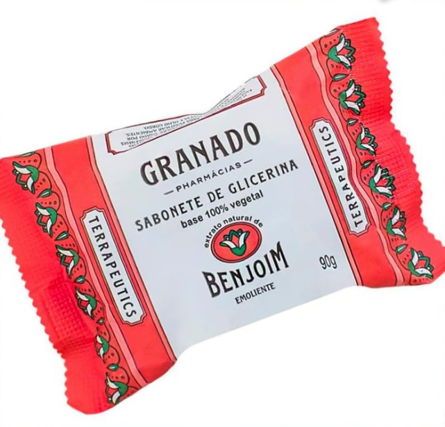 Sabonete Terrapeutics Benjoim, Granado, Vermelho, 90G