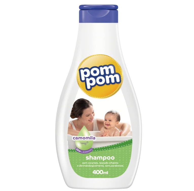 Shampoo Infantil Camomila, Pom Pom, 400ml