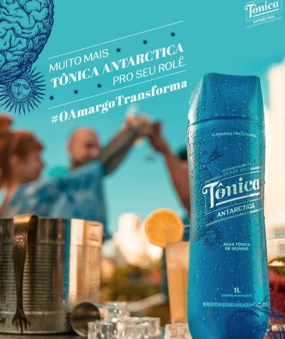 Tônica Antárctica Água Antarctica, Garrafa Pet 1L