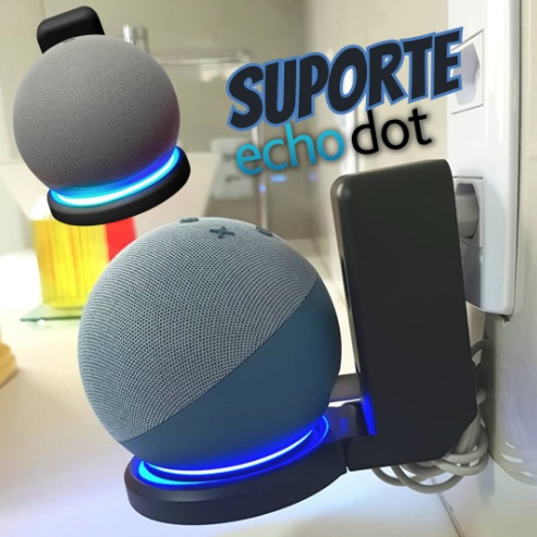 WB Suporte para Echo Dot 4a e 5a Geração Preto