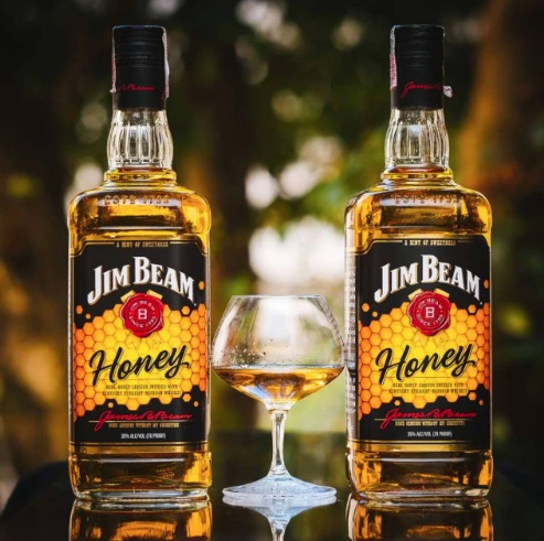 Whisky Jim Beam Honey, Bourbon, 1L