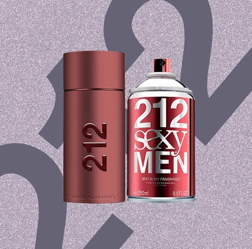 212 Sexy Men Carolina Herrera Body Spray Masculino