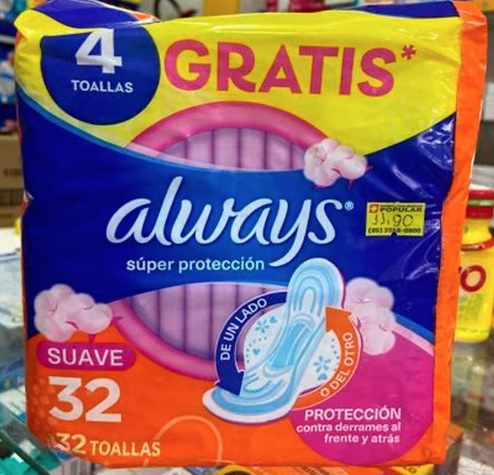 Absorvente Always Super Proteção com Abas