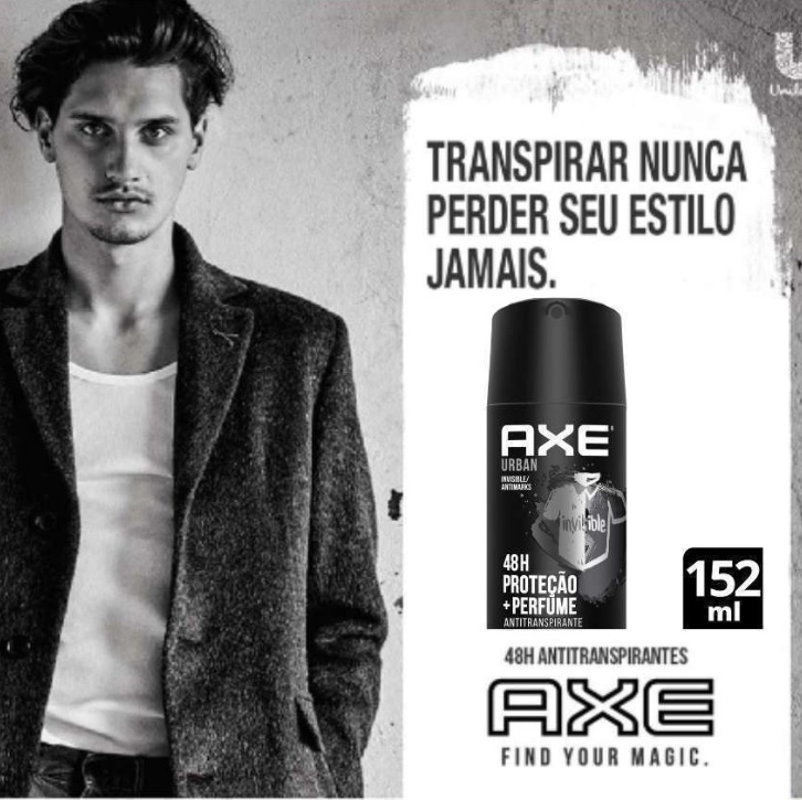 Antitranspirante Aerosol AXE Urban Invisible 152 ml