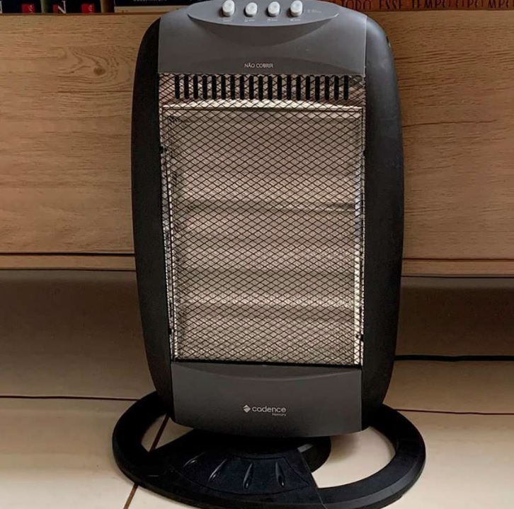 Aquecedor Elétrico Cadence Halógeno Mercury, 1200W, Cinza, 220V, AQC305