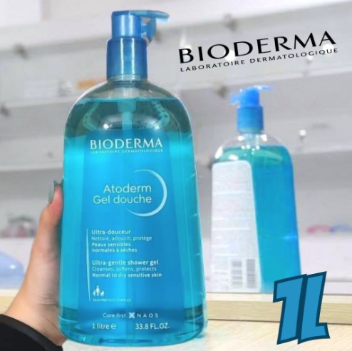 Atoderm Gel Douche, Bioderma, 1 L