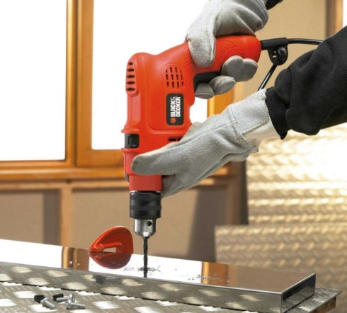 BLACK+DECKER Furadeira de Impacto de 3/8 Pol. (10mm) 560W 2.800 RPM 110V TM500AMZ