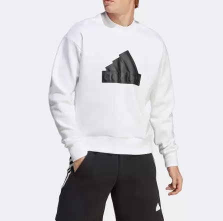 Blusa Moletom Adidas Crew Future Icons Badge Of Sport Masculino