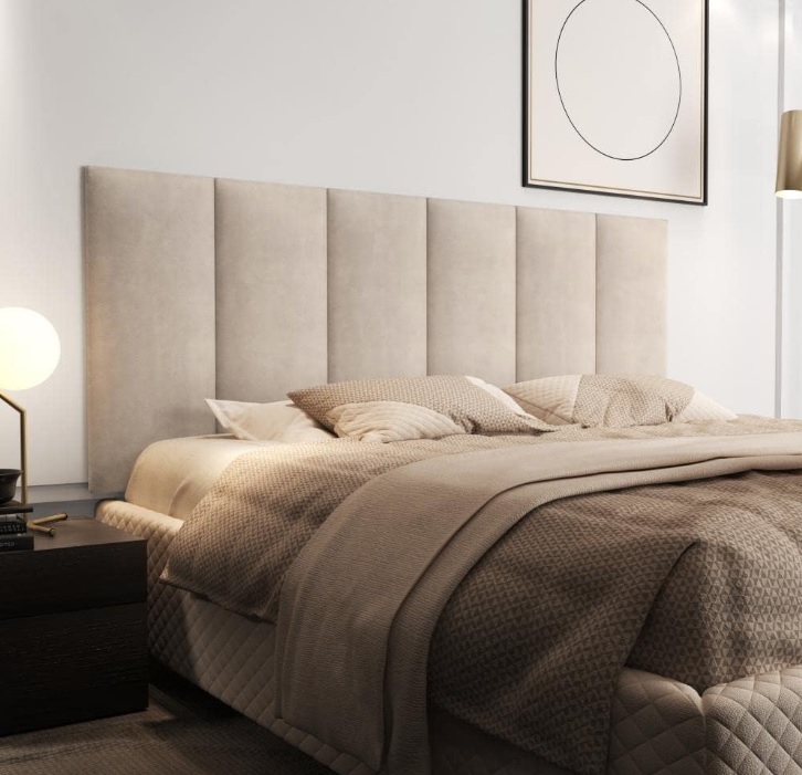 Cabeceira Madri Cama Casal Queen 1,60m Areia