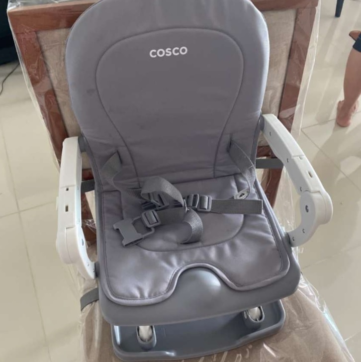 Cadeira de Refeição Portátil Pop, Cosco, Cinza