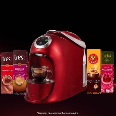 Cafeteira Espresso S20, Versa, 110 V, Vermelha, Três