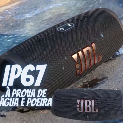 JBL, Caixa de Som Bluetooth, Charge 5 – Preta