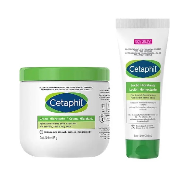Cetaphil Kit – Creme Hidratante Corporal + Loção Hidratante