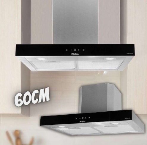 Coifa, Pco60i, 220w, Cinza, 110v, Philco