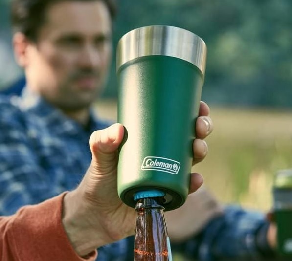 Copo Térmico com Tampa 600ml Verde Coleman