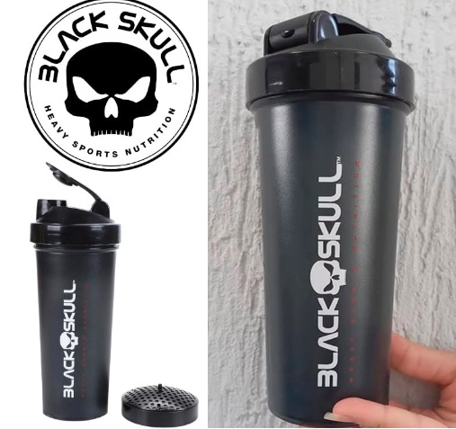 Coqueteleira Black Skull 600 ML
