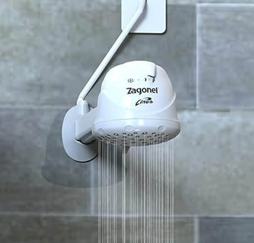 Ducha Linea 3 Temperatura, Zagonel, BLI PR, Branco, 5500 watts, (Somente 220v)