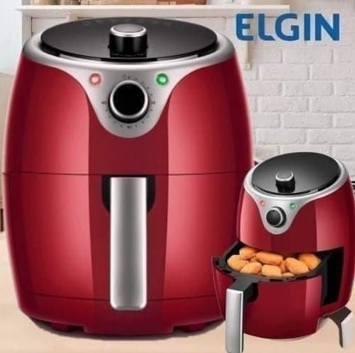 Fritadeira Elgin Flash Fryer Vermelha 3,5l 1240w – 127v
