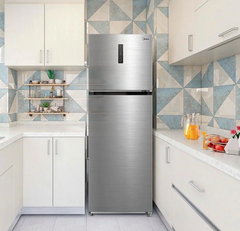Geladeira Midea Frost Free MD-RT468MTA041 com SmartSensor Inox – 347L