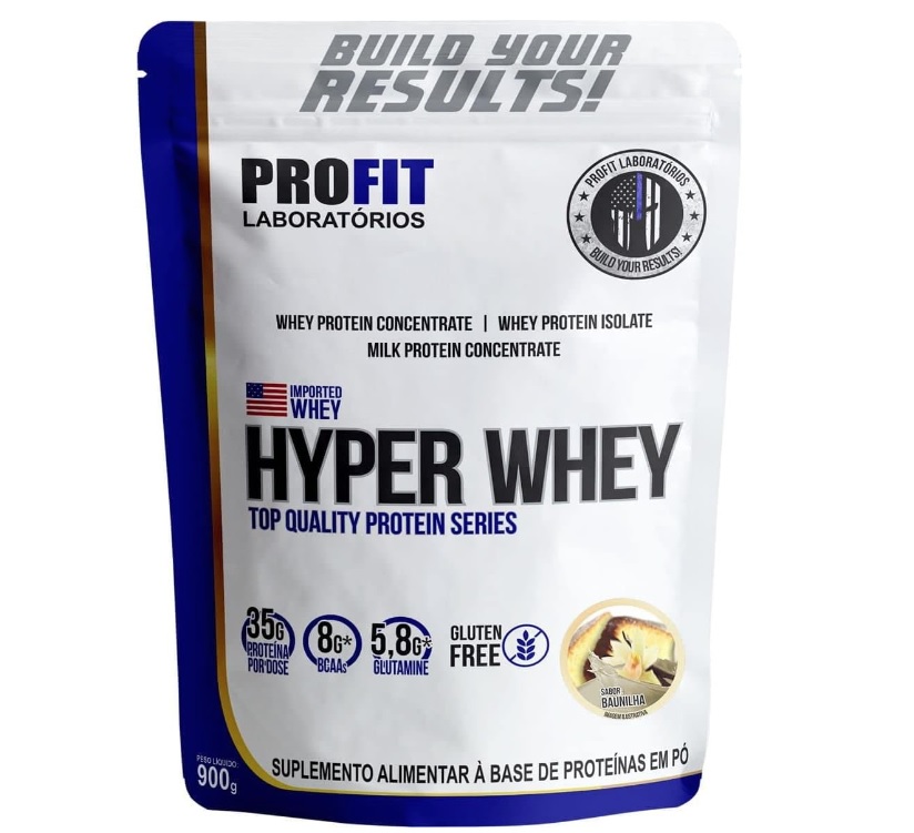 Hyper Whey – 900G Refil Baunilha, PROFIT LABORATÓRIO