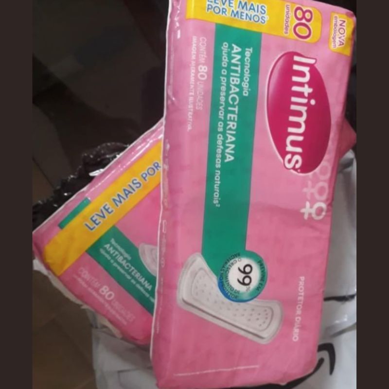 Intimus Protetor Diário Days Antibacteriana, 80 Unidades
