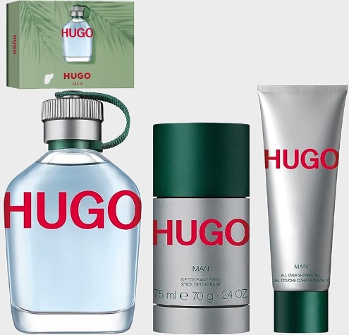 KIT HUGO MAN EDT 125ML+ SHOWER GEL 50ML+DEODORANT 75ML