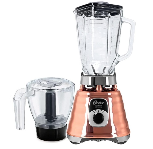 Kit New Osterizer Cobre – Liquidificador e Base Processadora Oster – 127V