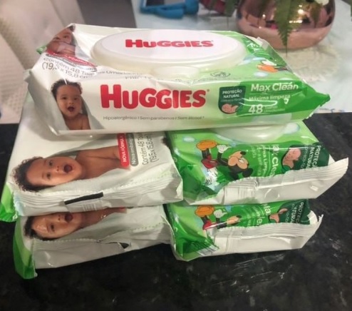 Lenços Umedecidos Huggies Max Clean – 48 lenços