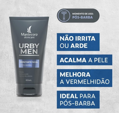 Mantecorp Skincare Hidratante Pós Barba Mantecorp Skincare Urby Men – 60ml