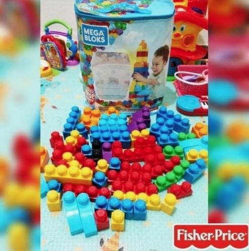 Mega Bloks Sacola de 80 Blocos – Mattel