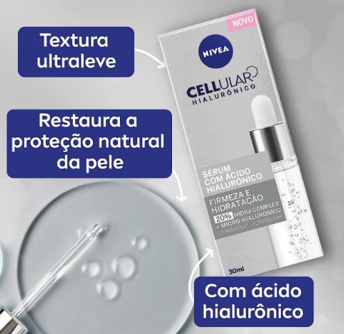 NIVEA Sérum Fácial Cellular com Ácido Hialurônico 30ml