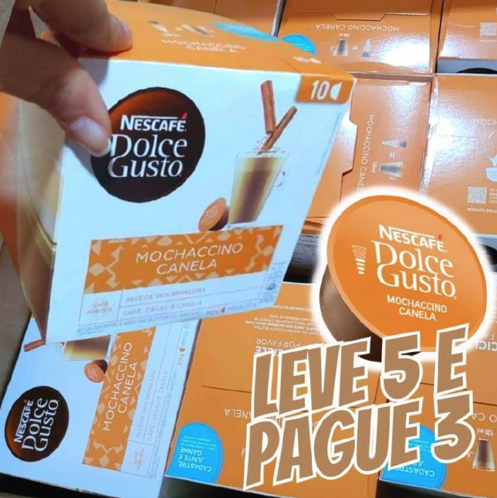 LEVE 5 PAGUE 3 – Nescafé Dolce Gusto Mochacinno Canela 10 Capsulas 172g