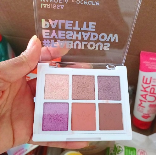 Océane PALETA DE SOMBRAS, LARISA MANOELA, FABULOUS EYESHADOW PALETTE, 6 cores