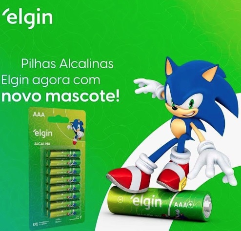 Pilha Alcalina AA com 16 unidades Elgin Comum