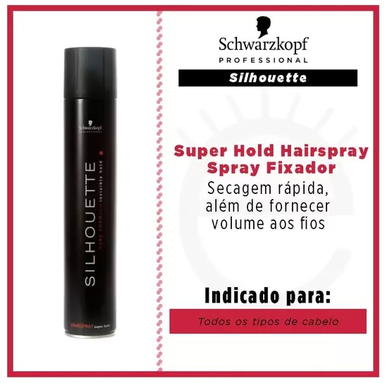 Schwarzkopf Professional Silhouette Super Hold Hairspray – Spray Fixador