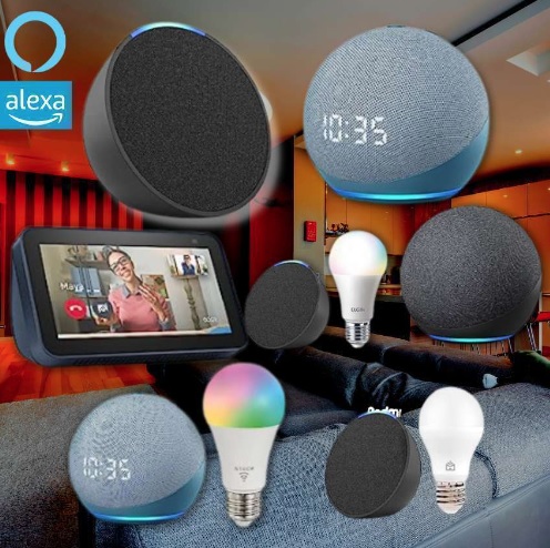 Seleção Dispositivo Alexa com ótimo desconto e várias opções