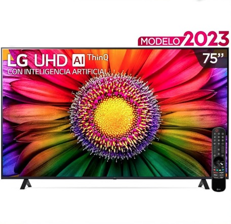 Smart TV 75 Polegadas 4K LG UHD ThinQ AI 75UR8750PSA HDR Bluetooth 3 HDMI