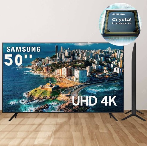 Smart TV Crystal 50” 4K UHD Samsung CU7700 – Alexa integrada, Samsung Gaming Hub