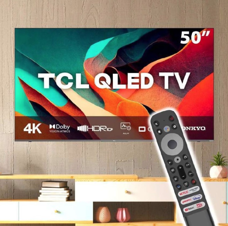 Smart TV QLED 50″ 4K UHD TCL C635 – Google TV, Wifi, Bluetooth