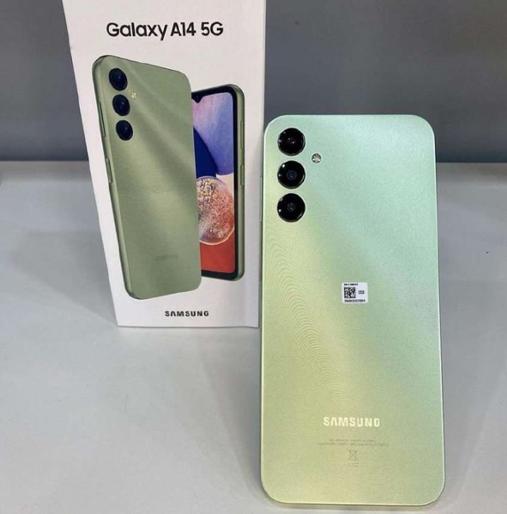 Smartphone Samsung Galaxy A14, 128GB, 4GB RAM Verde Lima - Ponto