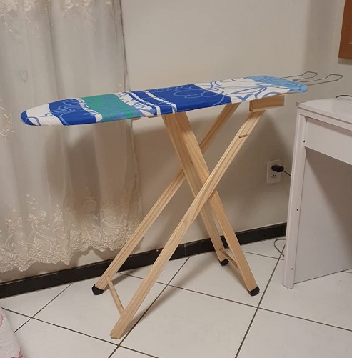 Tábua Passar Roupa Madeira 116x31x84 Tramontina