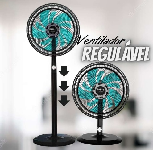 Ventilador Philco 10 Pás Turbo 2 em 1 PVC491PA 220V