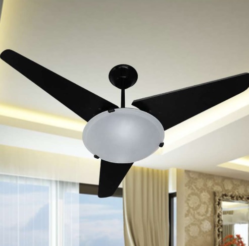 Ventilador Samatra 220V 3P, Tron, Preto
