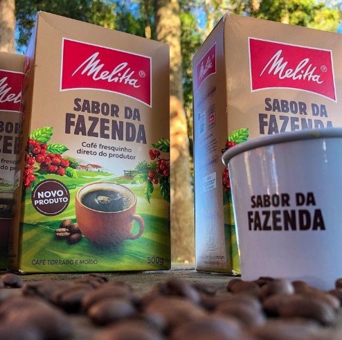 (2 unidades) Café Tradicional Sabor da Fazenda Melitta Vácuo 500g