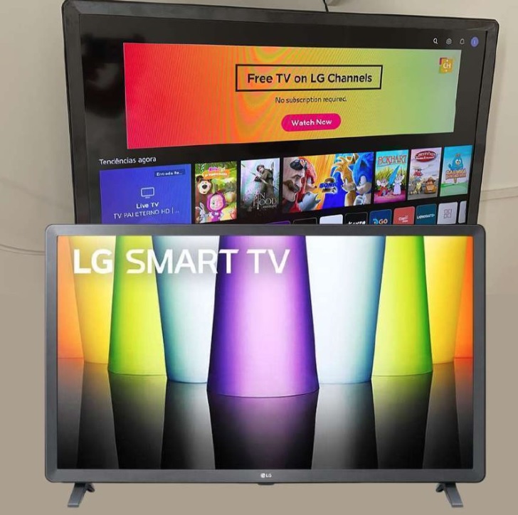 Smart TV LG 32″ HD 32LQ620 WiFi Bluetooth HDR ThinQAI compatível com Smart Magic Google Alexa